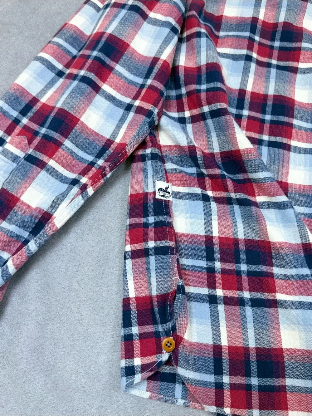 Atlantic Rancher Company Men’s XL Plaid Flannel Shirt Made in Portugal